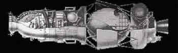 Abb. 22-3  SOND 2 (getarnt als KOSMOS 146) - ein L1-Raumschiff
