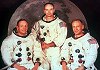 Abb. 24-14a  APOLLO 11-Crew: Edwin Buzz Aldrin, Neil Armstrong und Michael Collins